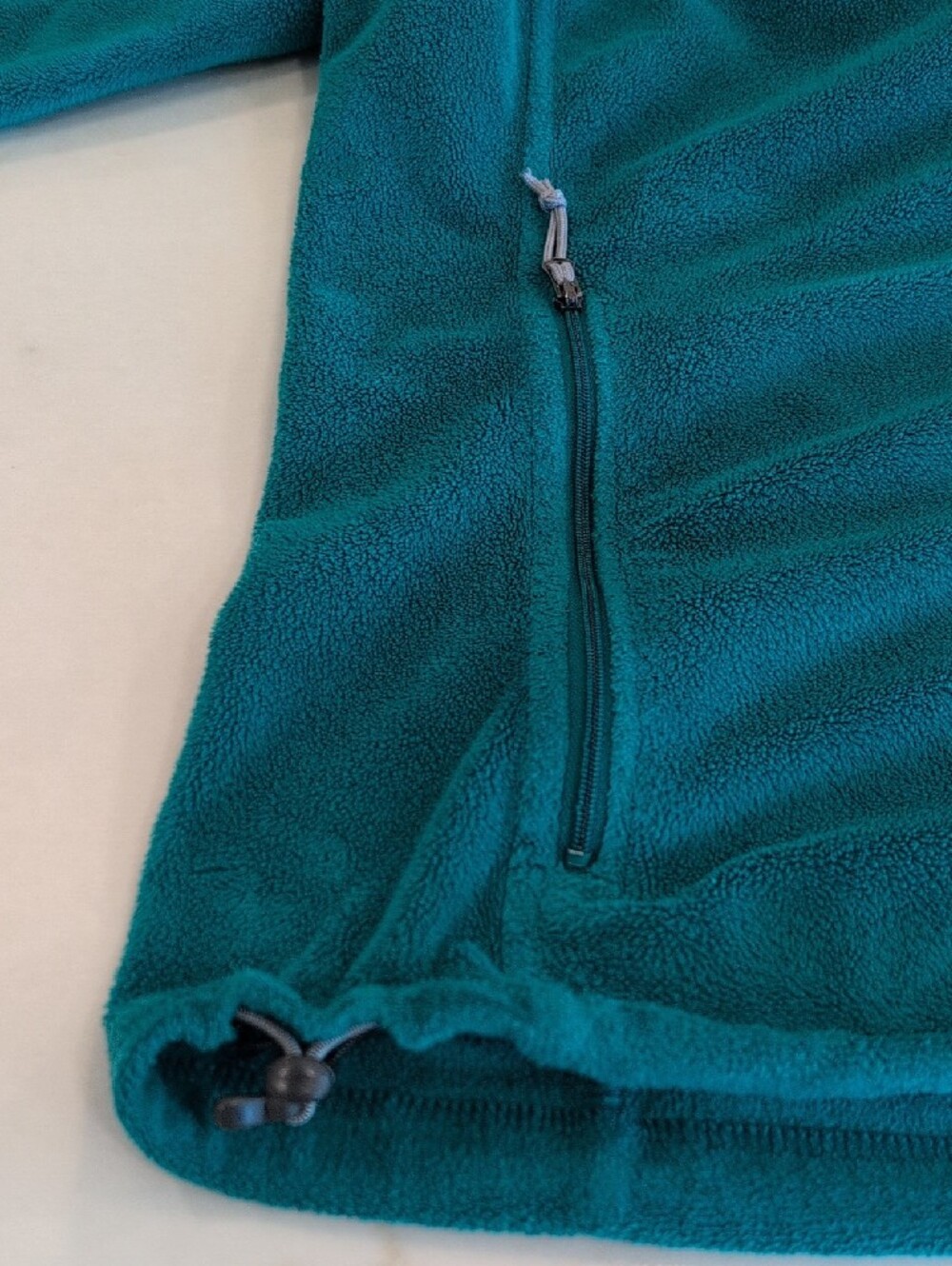 Mountain Hardwear Turquoise /Teal Full-Zip Hooded Fleece Jacket - Picture 13 of 13